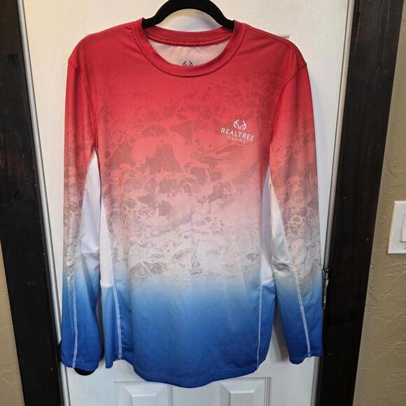 Other - Realtree Men's Fishing Gradient Long Sleeve Shirt Size S